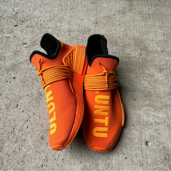 adidas Pharrell NMD Human Race orange neon comfortable streetwear minimalist - Picture 6 of 6
